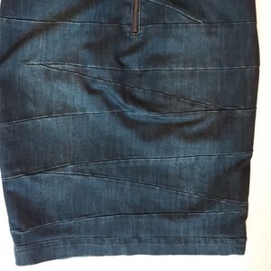 Stretchy Lane Bryant Denim Pencil Skirt Size 14
